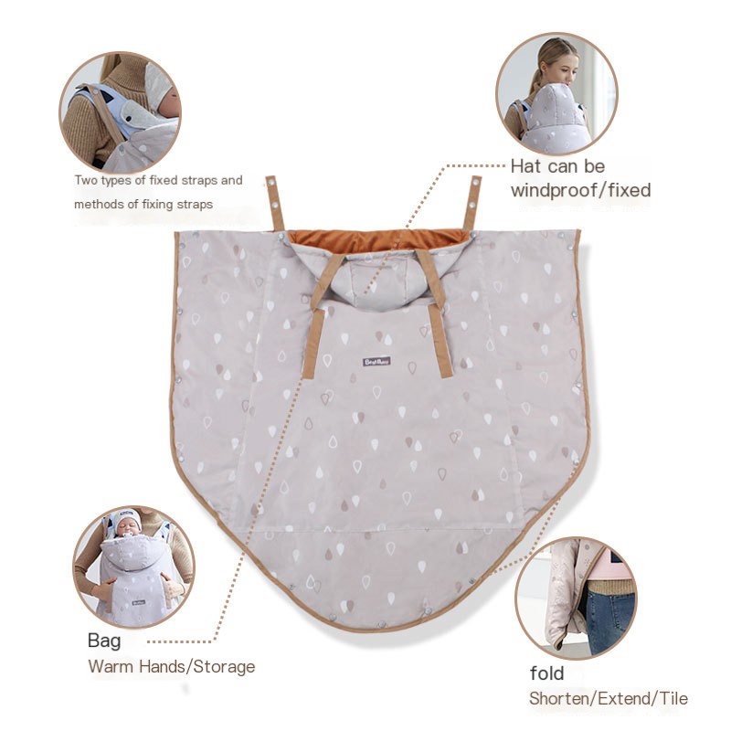 Baby Carrier Cloak and Blanket Set Image 5