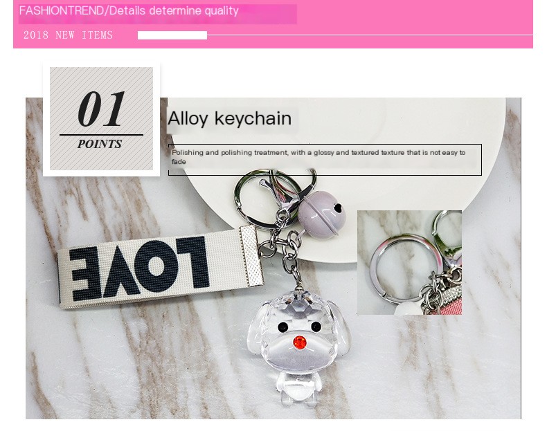 Cartoon Dog Keychain 1