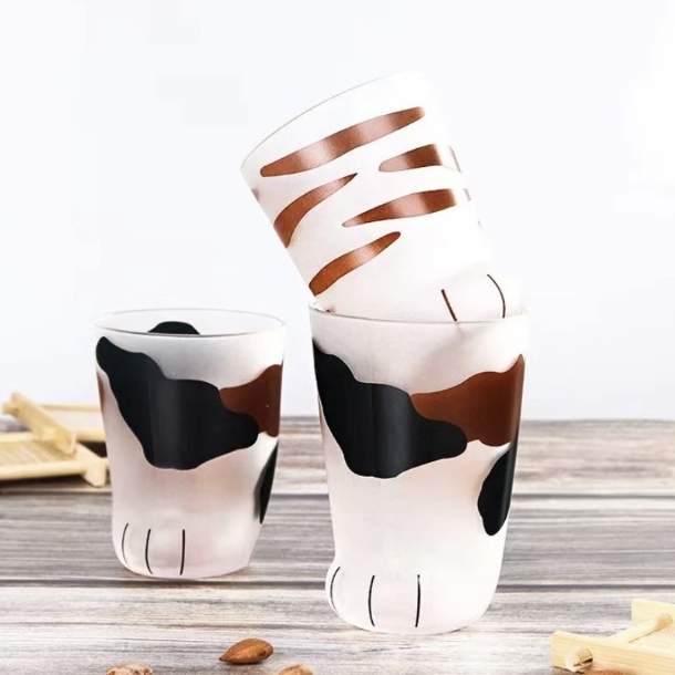 Creative Cartoon Milk Silicone Cat Paw Cup