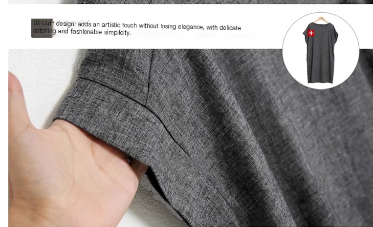 Cotton-Linen Dress Image 5