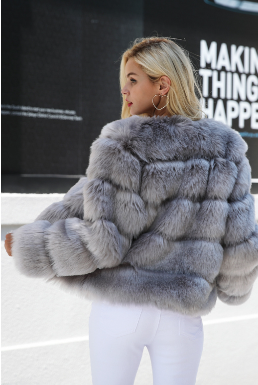 Faux Fur Jacket Image 2