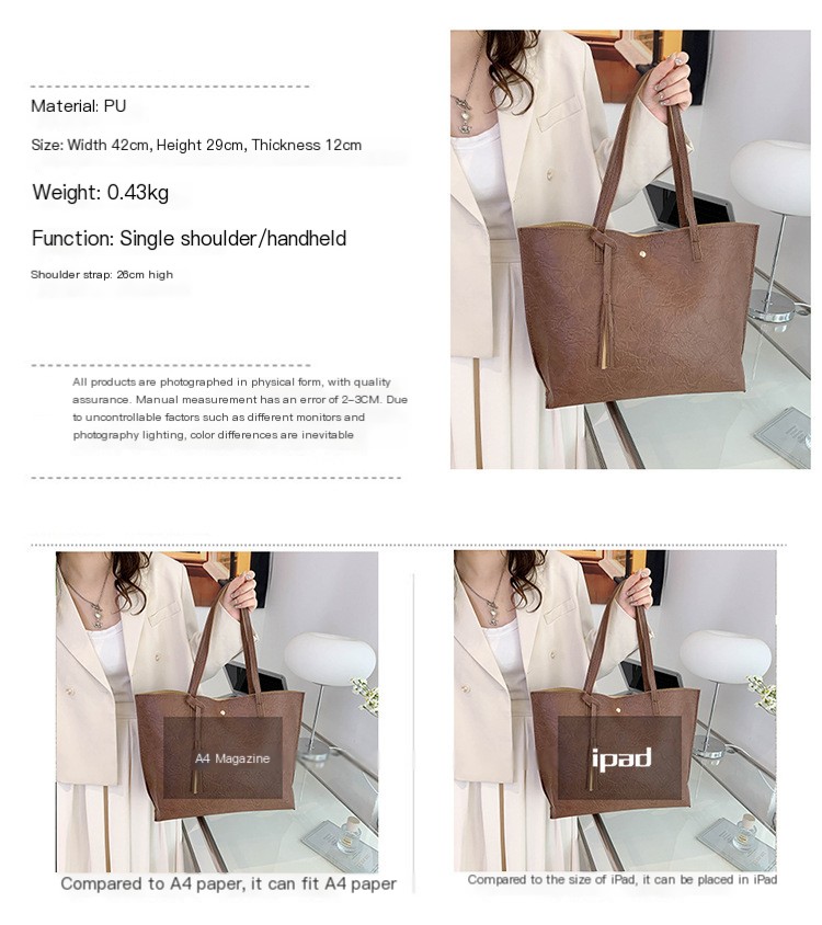 Crossbody bag in Yellow Brown