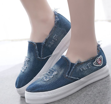 Canvas Shoes Dark Blue