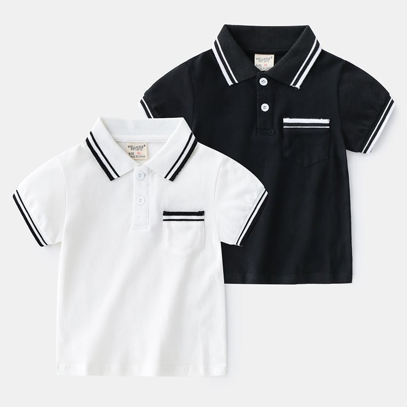 Boys' T-Shirt Summer Polo Shirt image