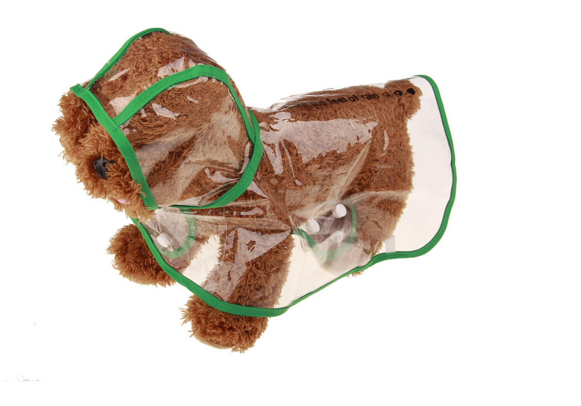 Dog Transparent Raincoat 3