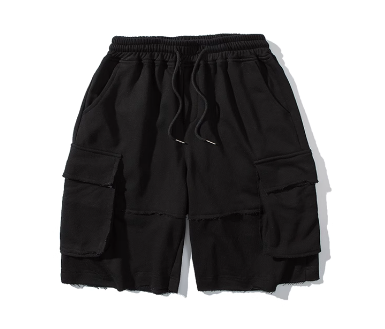 Ripped Seam Cargo Shorts 5