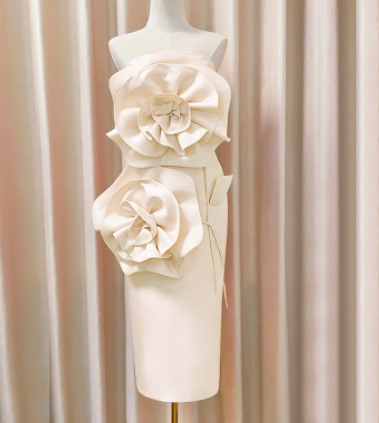 Women's Tube Top Dress Image 10
