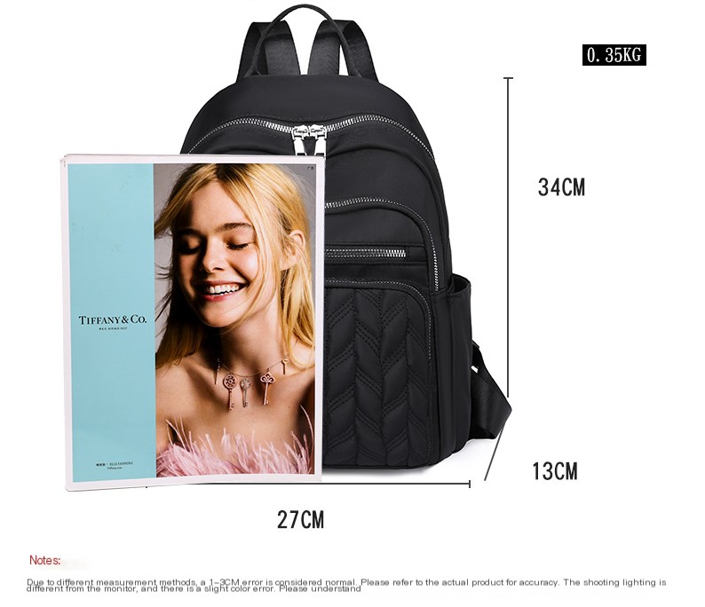 Women Backpack Waterproof Youth Lady Bag