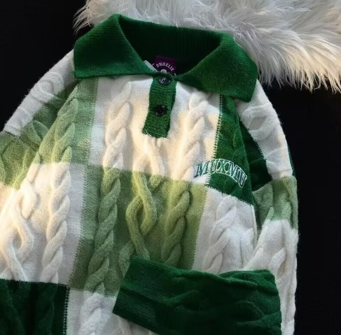 Vintage Quadriculado Sweater Image 1