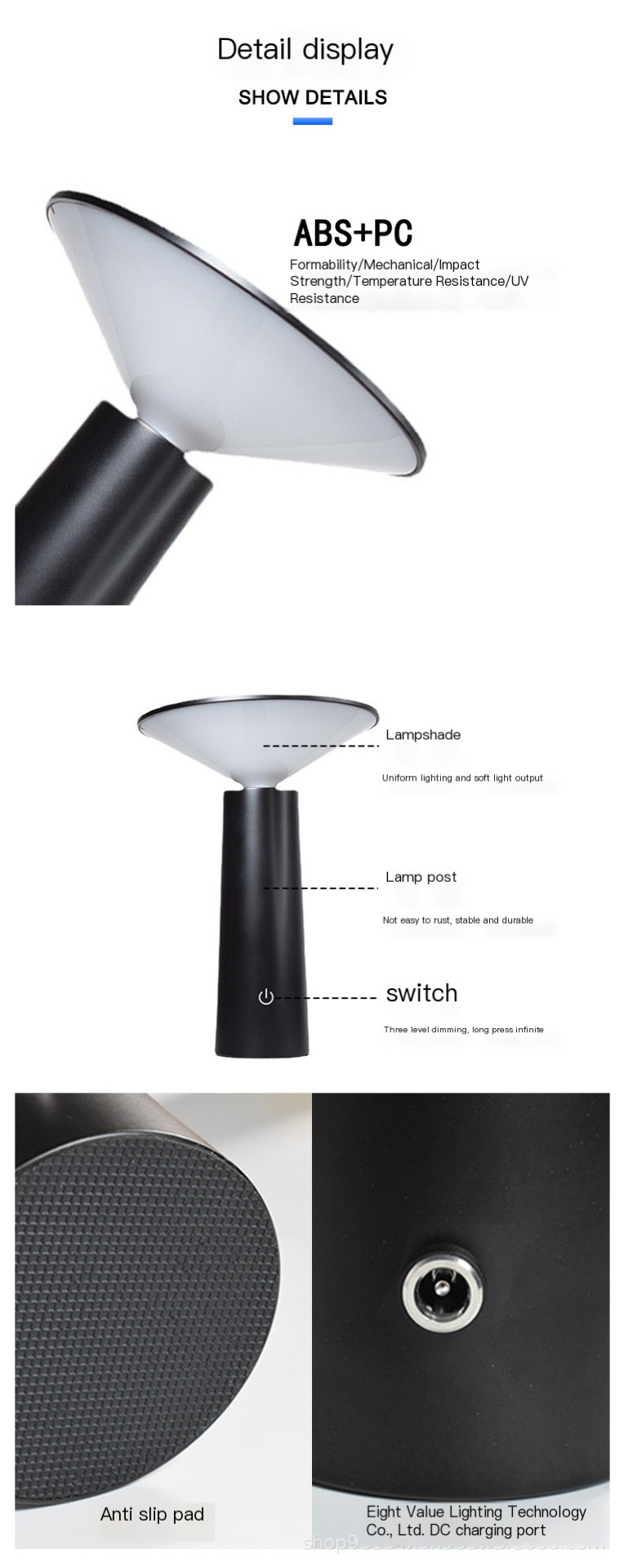 Small i Table Lamp in Different Settings
