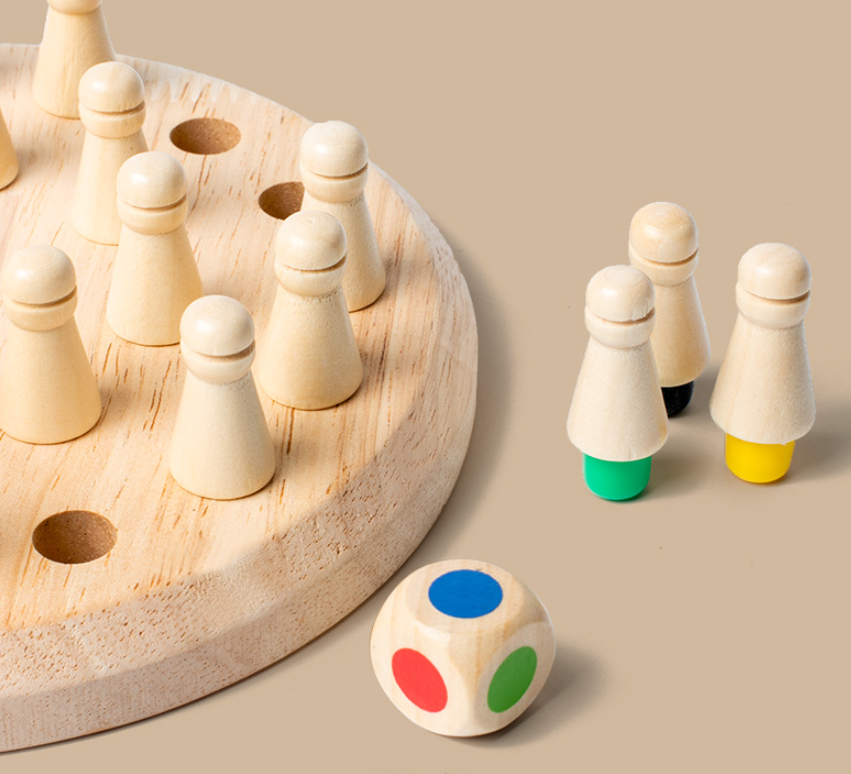 Wooden Memory Chess Image 3