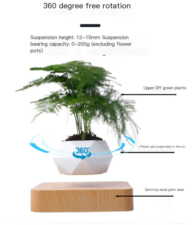 Magnetic Levitation Flowerpot 3