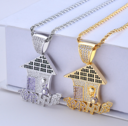 Festive House Necklace