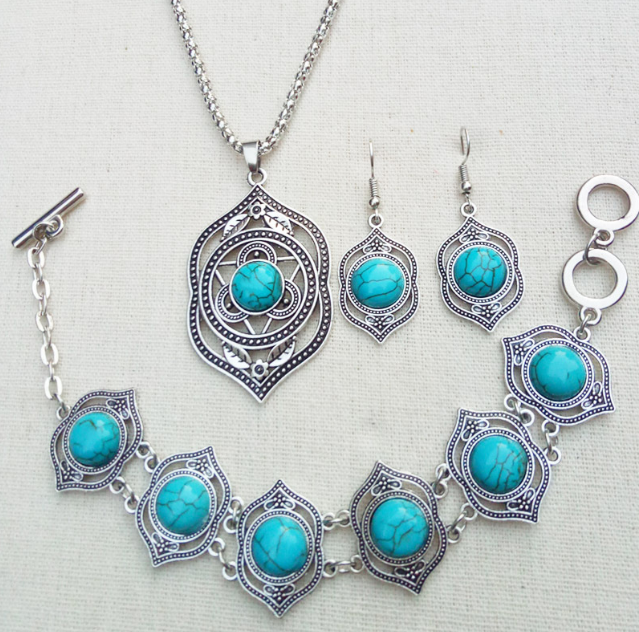 Turquoise Jewelry Set