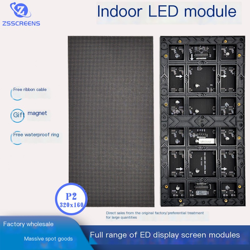 Embedded indoor p2.5 full color unit Board led display module surface sticker high-definition rgb module image