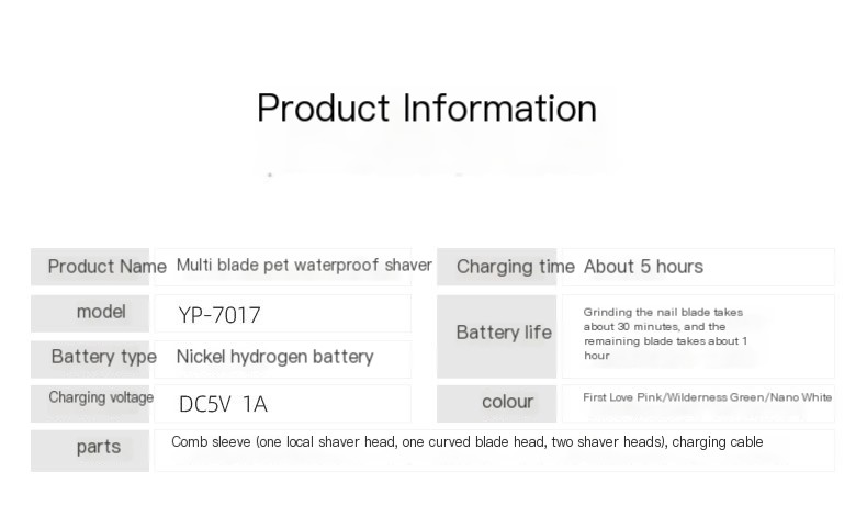 Pet Clipper 5