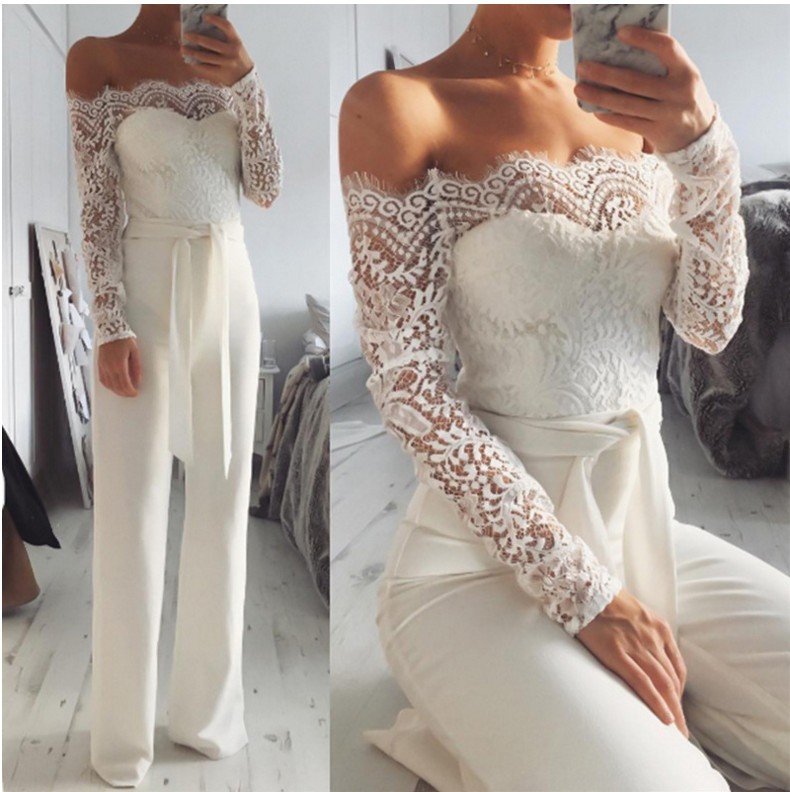 One-Shoulder Butterfly Jumpsuit Image 2
