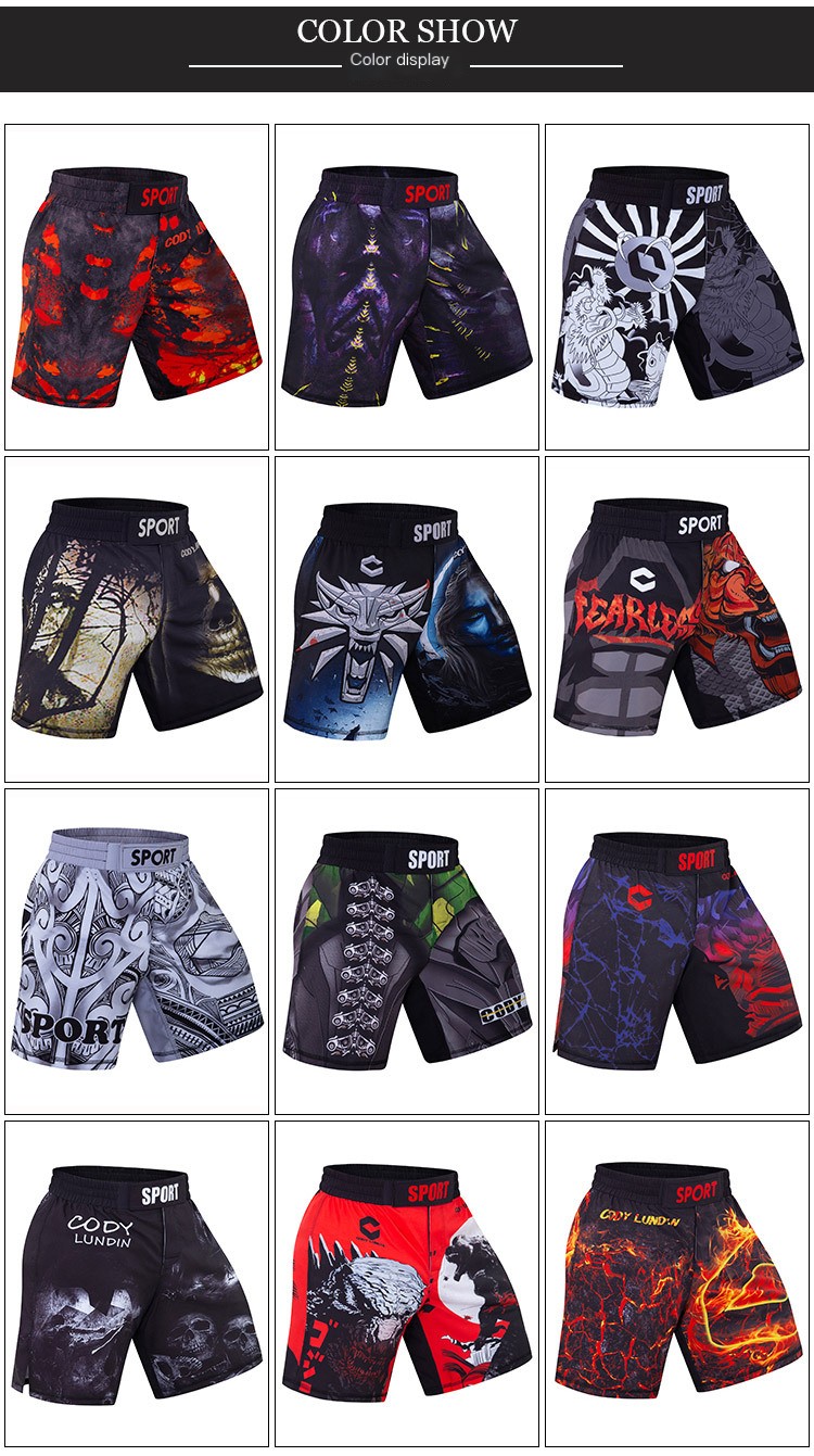 Sanda Fighting Shorts 7