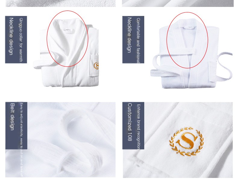 Luxurious White Bathrobe