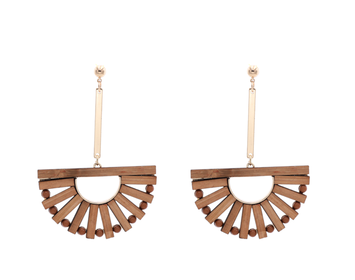 Bamboo Hollow Earrings