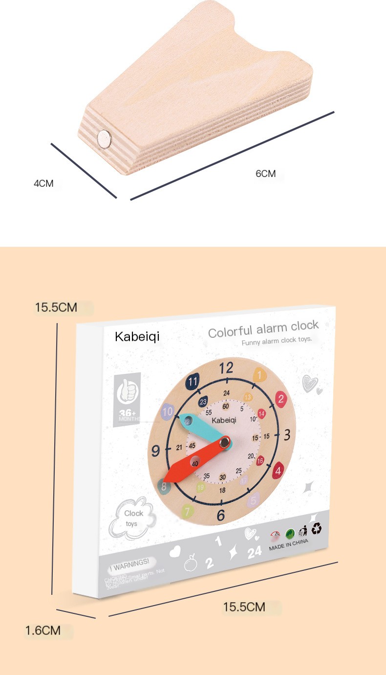Colorful small clock image 9