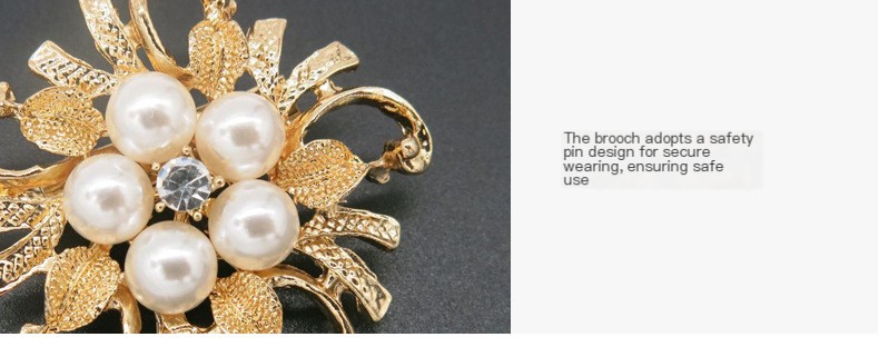Korean Diamond Flower Brooch Lifestyle
