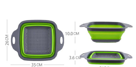 Folding Draining Basket Image 1