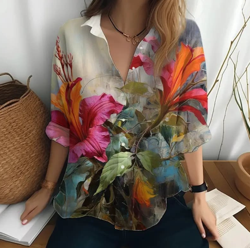 Casual Women's Shirt Top - Variation 1