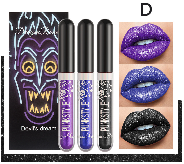 Halloween Diamond Lip Gloss Set 4