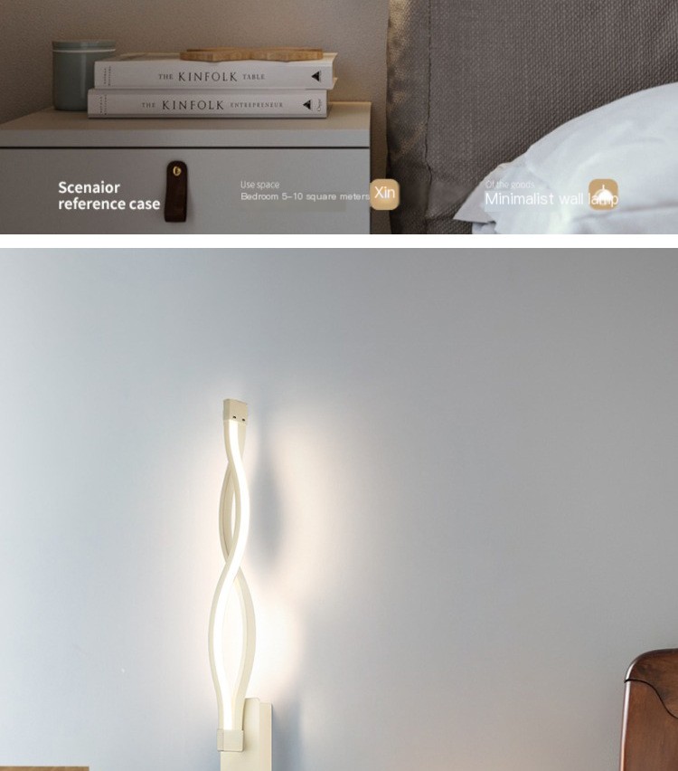 Minimalist Bedroom Wall Lamp 2