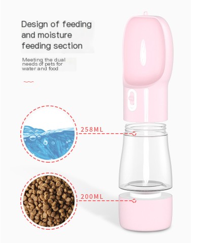 Multi-Functional Pet Cup - Pink