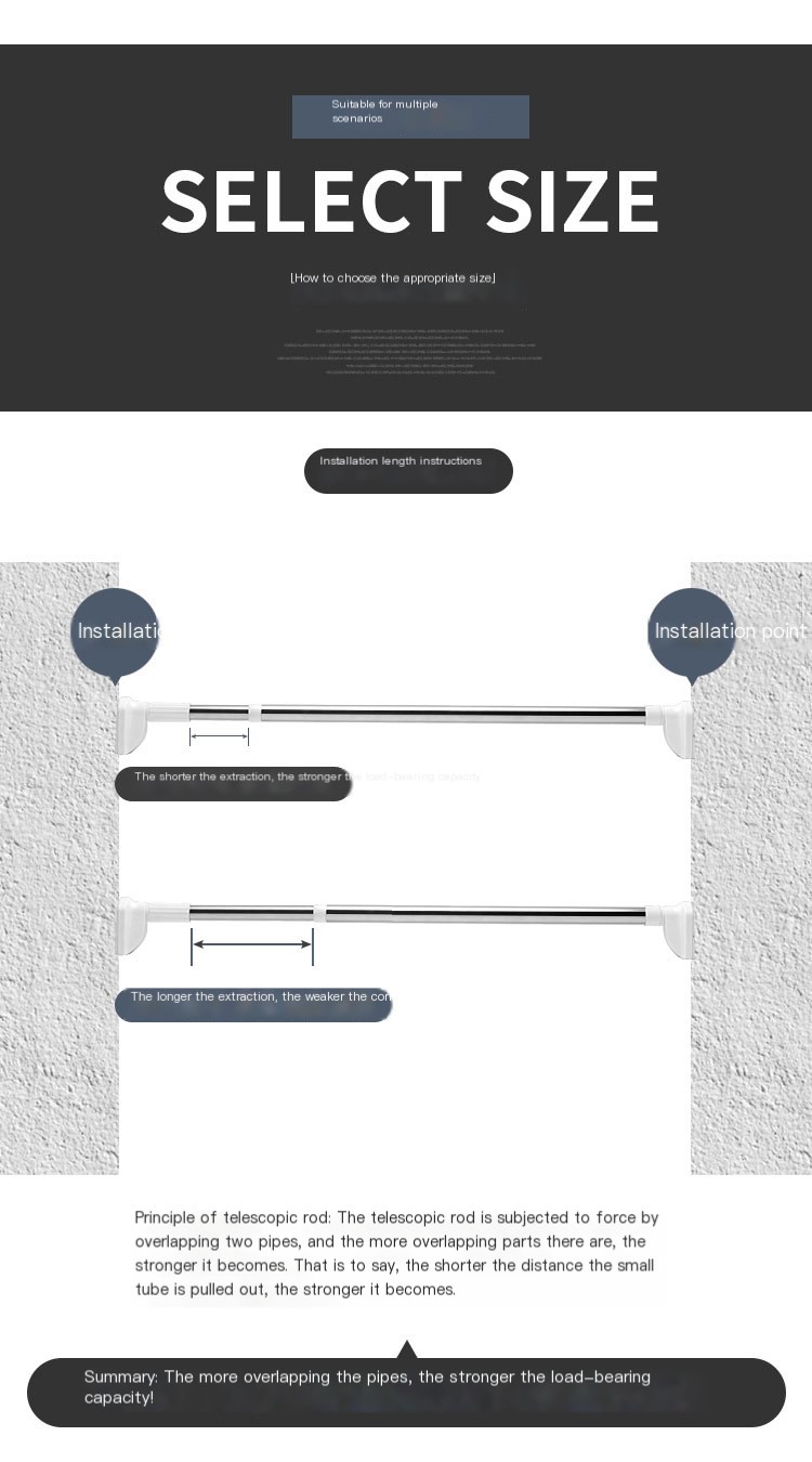 Stainless Steel Clothes Rod 10