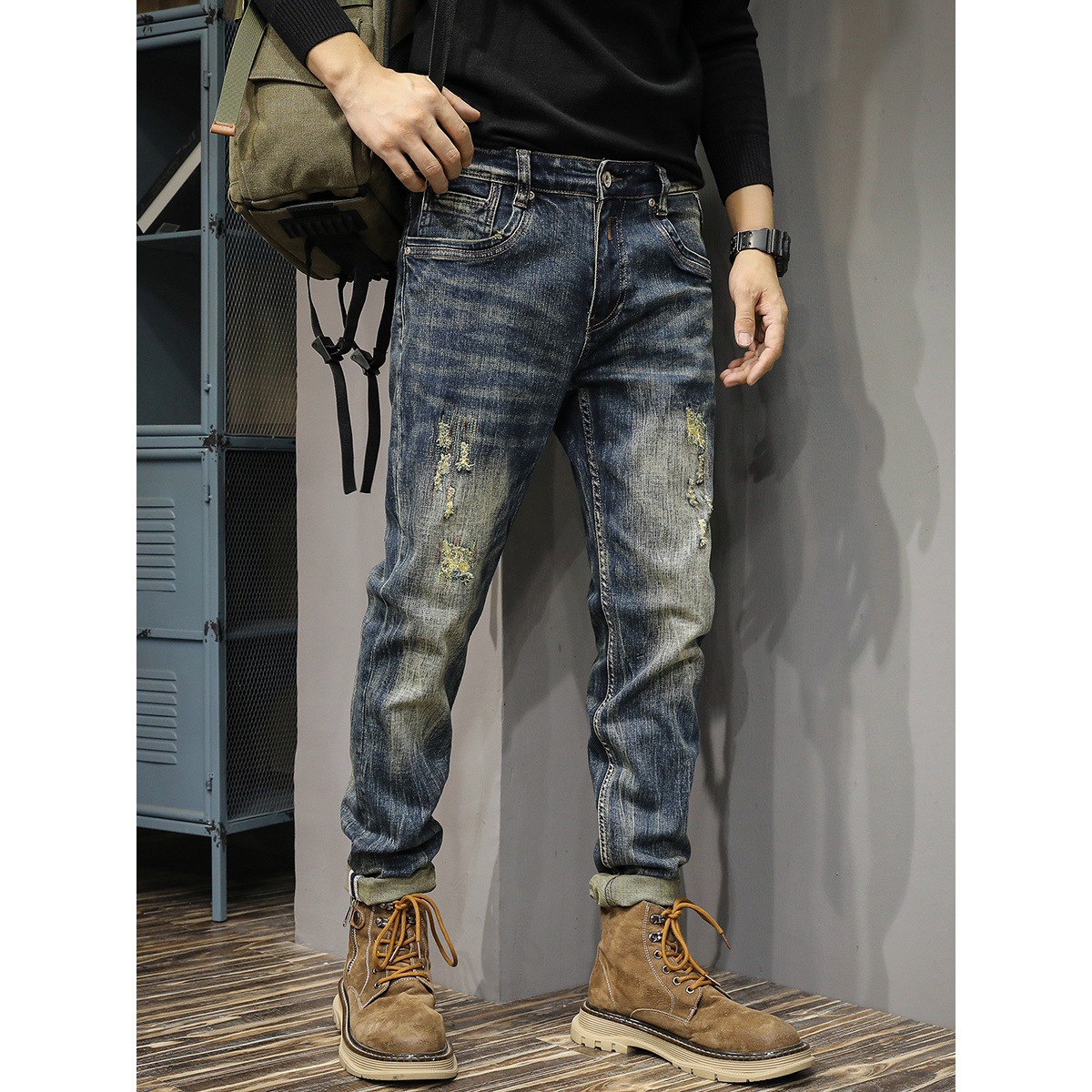 Distressed Jeans Style 1