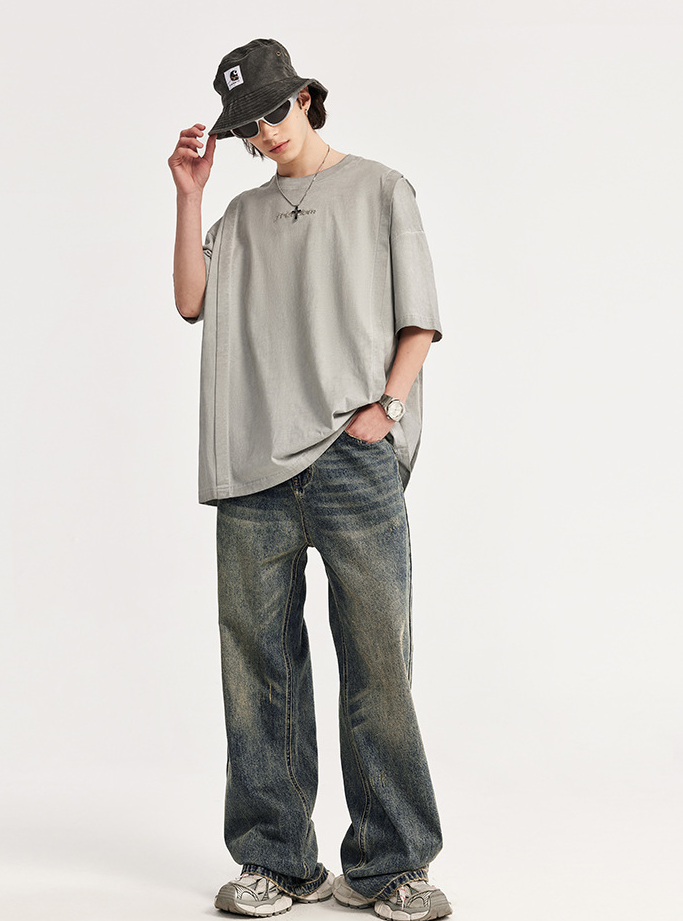 Vintage Washed Jeans Image 2