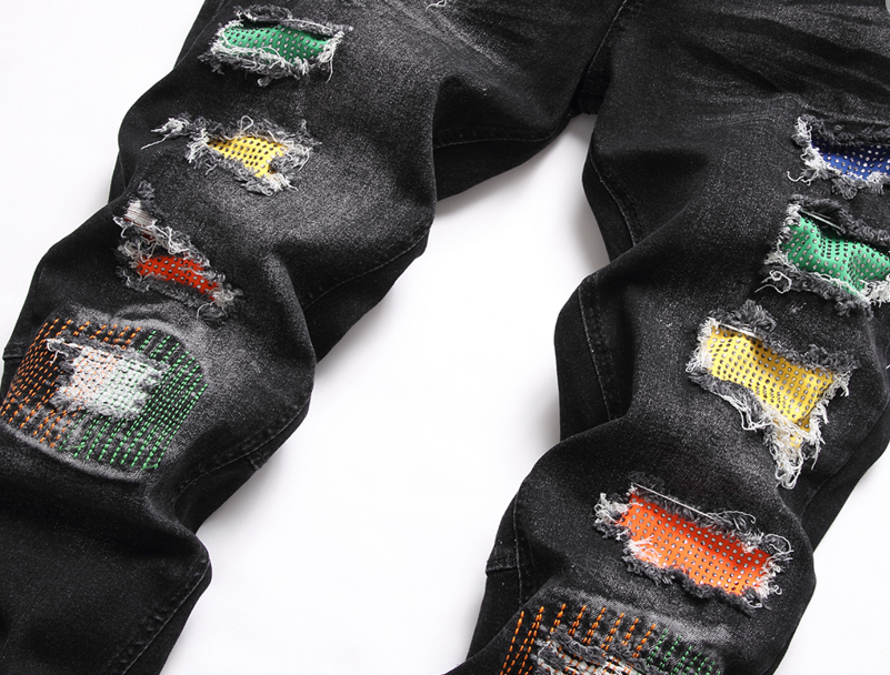 Men's Korean High Street Denim 4