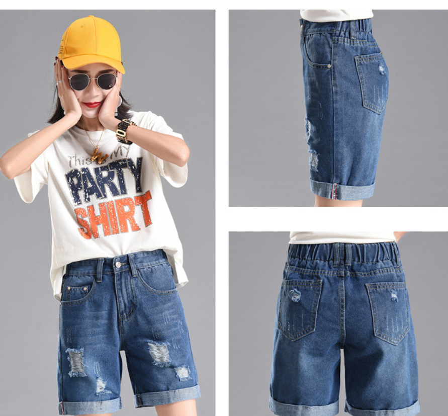 Denim Shorts - Dark Blue