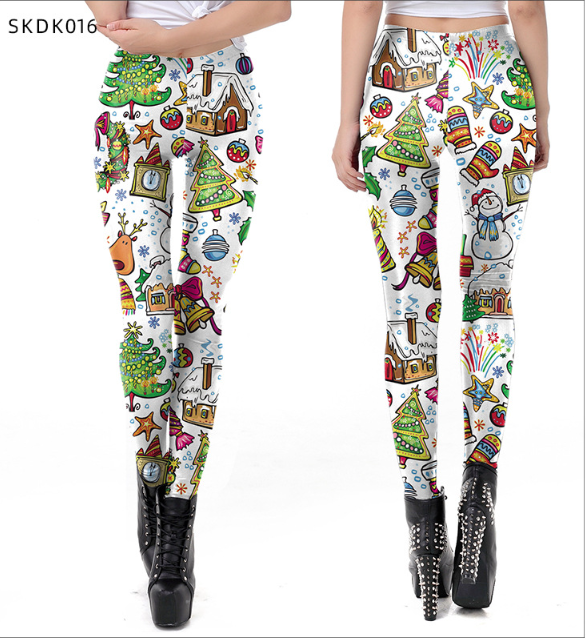 Creative Christmas Leggings