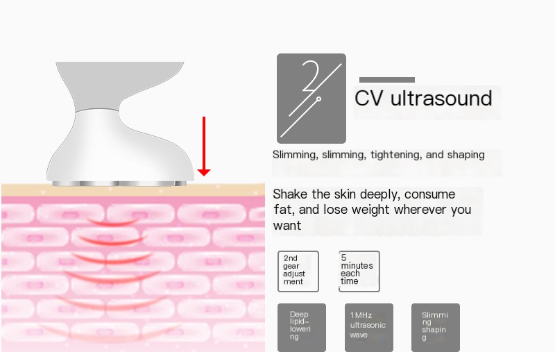 Ultrasonic Color Light Fat-Burning Device Image 2