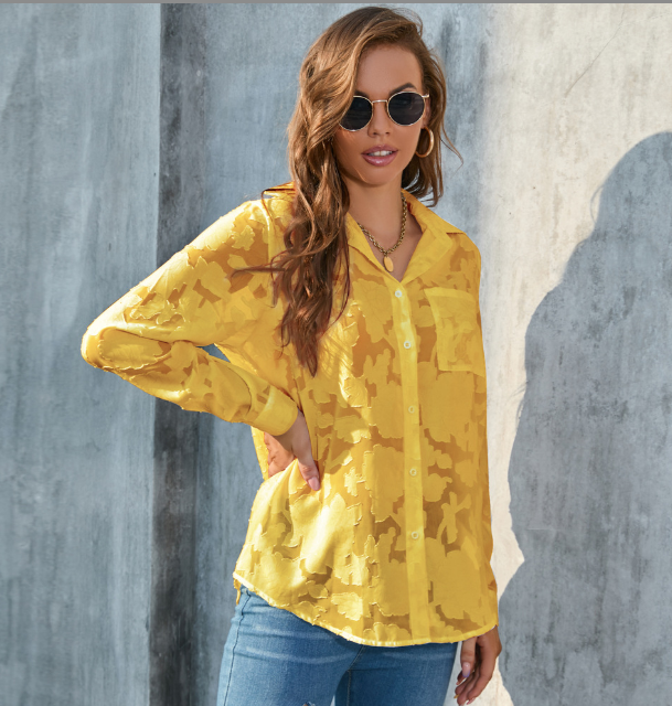 Chiffon Shirt Black Color