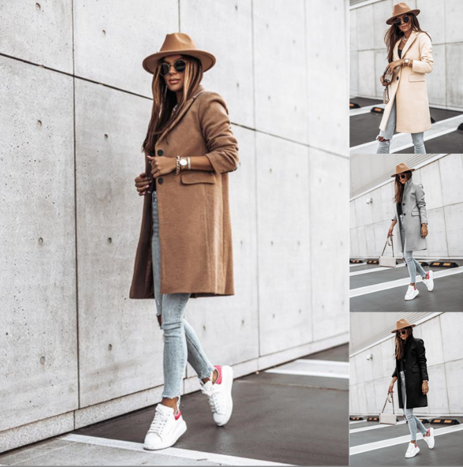 Woolen Coat - Side View