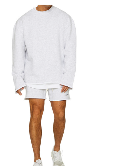 Luxe Leisure Set - Sweater & Shorts Combo