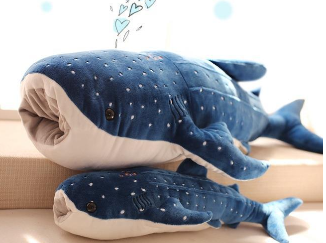 Whale Plush Pillow Image 1