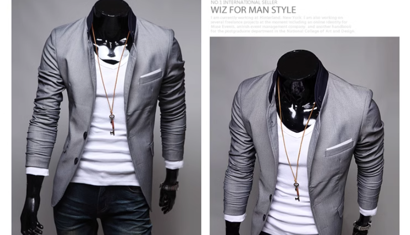 Men's Slim Suit Jacket