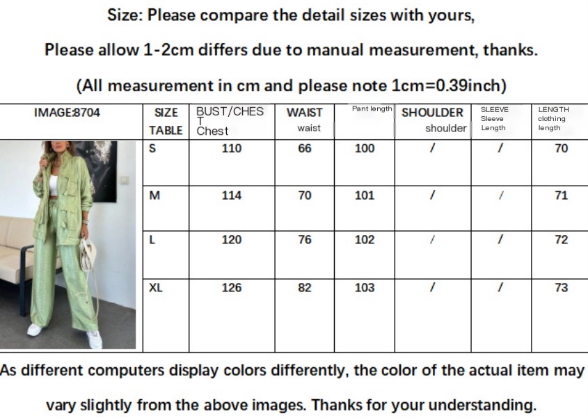 Modische Oversize-Jacke und Hose Set