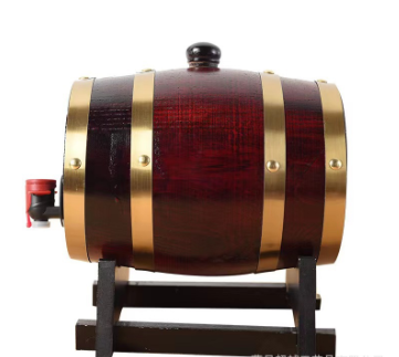 Oak Wood Barrel Antique Color