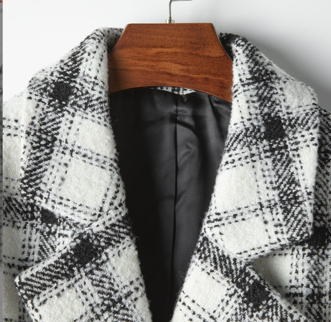 Women's Loose Retro Woolen Coat Image 5