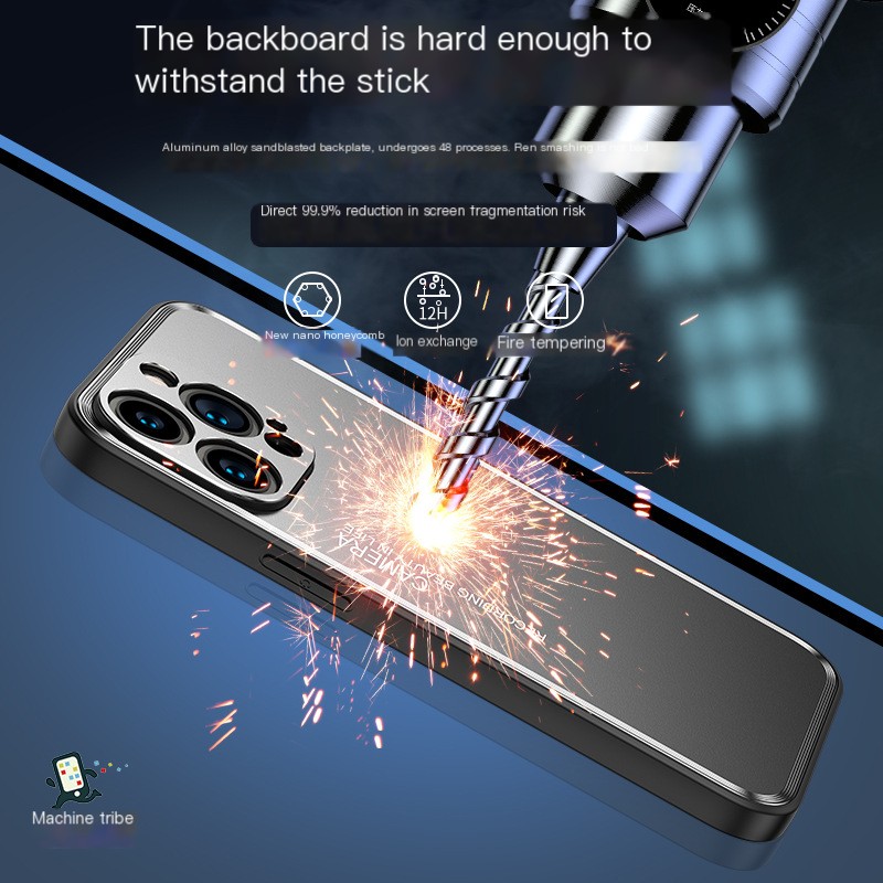 Metal Backplate Case in Silver