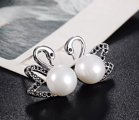 Swan Earrings 1