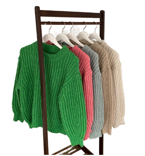 Rose Red Knit Sweater