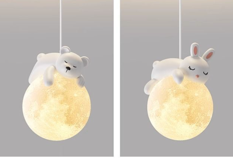 Nordic Minimalistic Bear LED Pendant Light